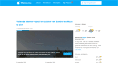 Desktop Screenshot of nieuws.meteovista.be